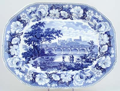 Meat Dish or Platter Lancaster c1825
